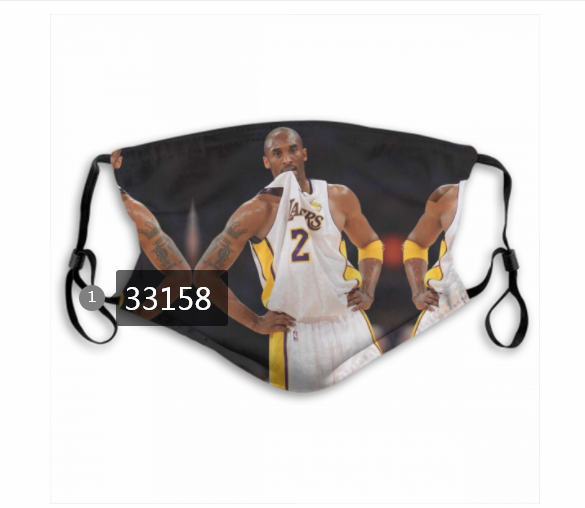 2021 NBA Los Angeles Lakers #24 kobe bryant 33158 Dust mask with filter